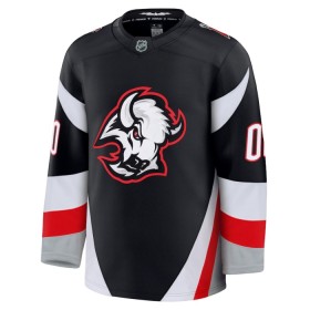 Mænd NHL Buffalo Sabres Trøje Tilpasset 2024-25 Fanatics Premium Sort Tredje